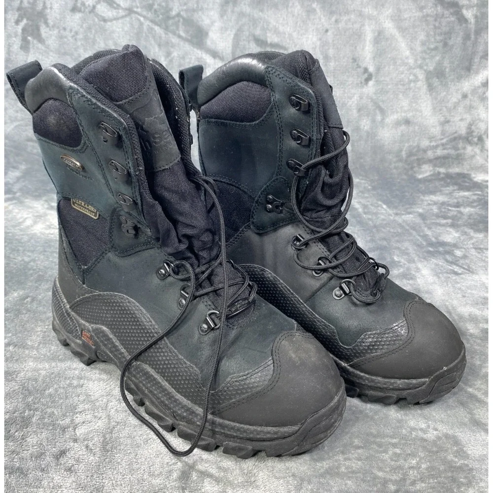 Irish Setter Snow Tracker Boots Mens 9US Black Waterproof Insulated Work Hunting